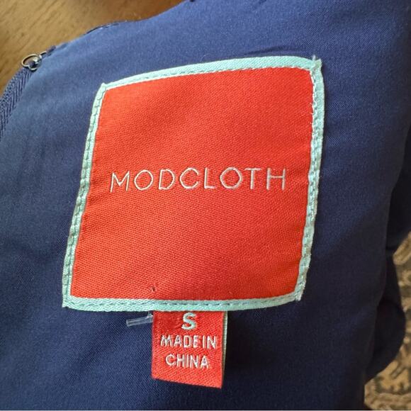 Modcloth Elegant Instance Fit And Flare Floral Dress - Picture 5 of 5